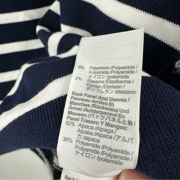 Madewell Mixed-Yarn Striped Sweater navy cream Size M - Picture 7 of 10